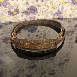 LV monogram leather shoulder sling/strap authentic